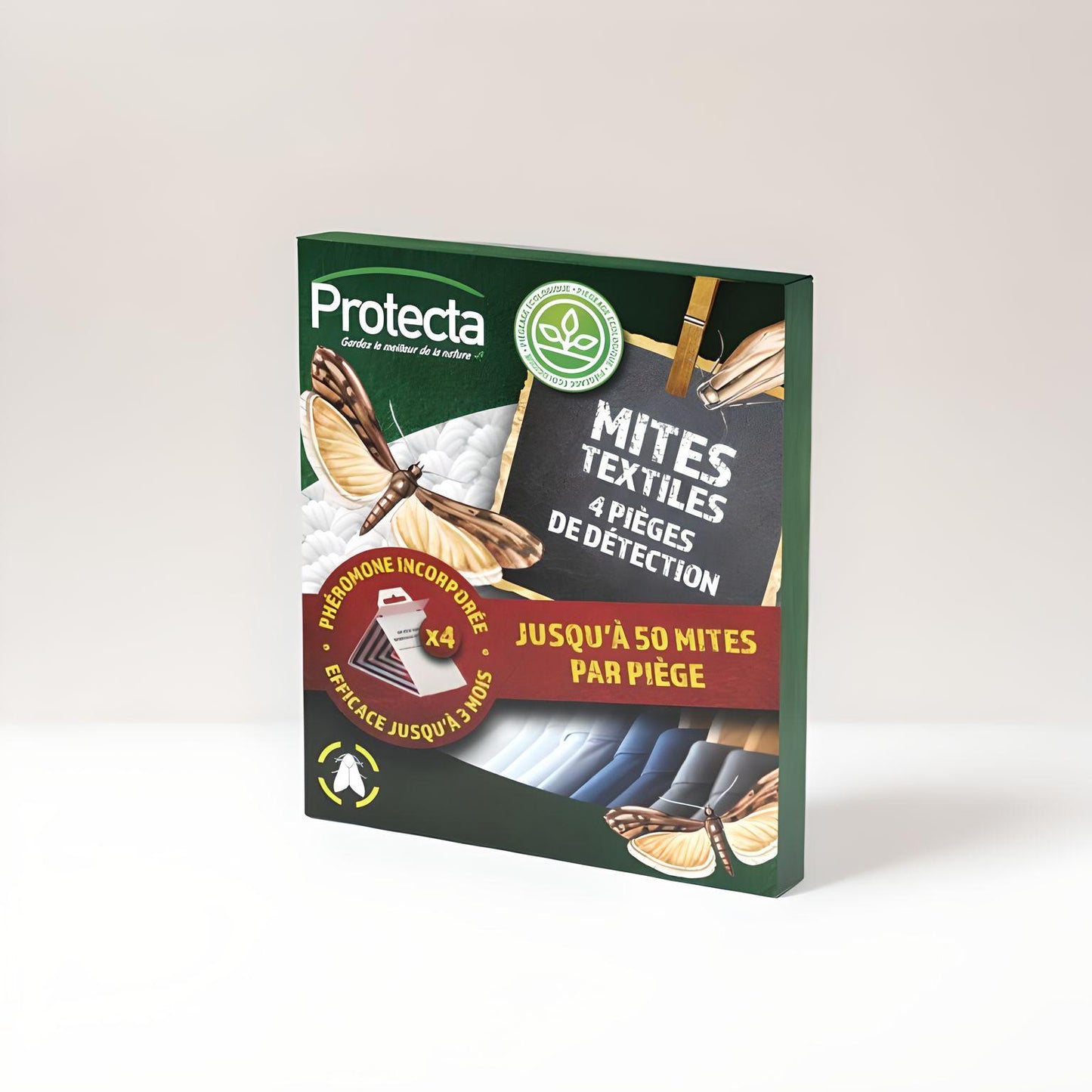 Pièges pour mites textiles phéromones (x 4) – Protecta