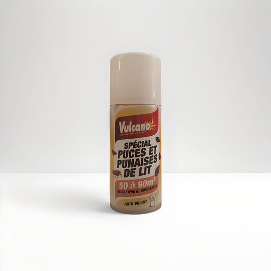 Vulcano aérosol auto-vidant puces et punaises de lit 150 ml